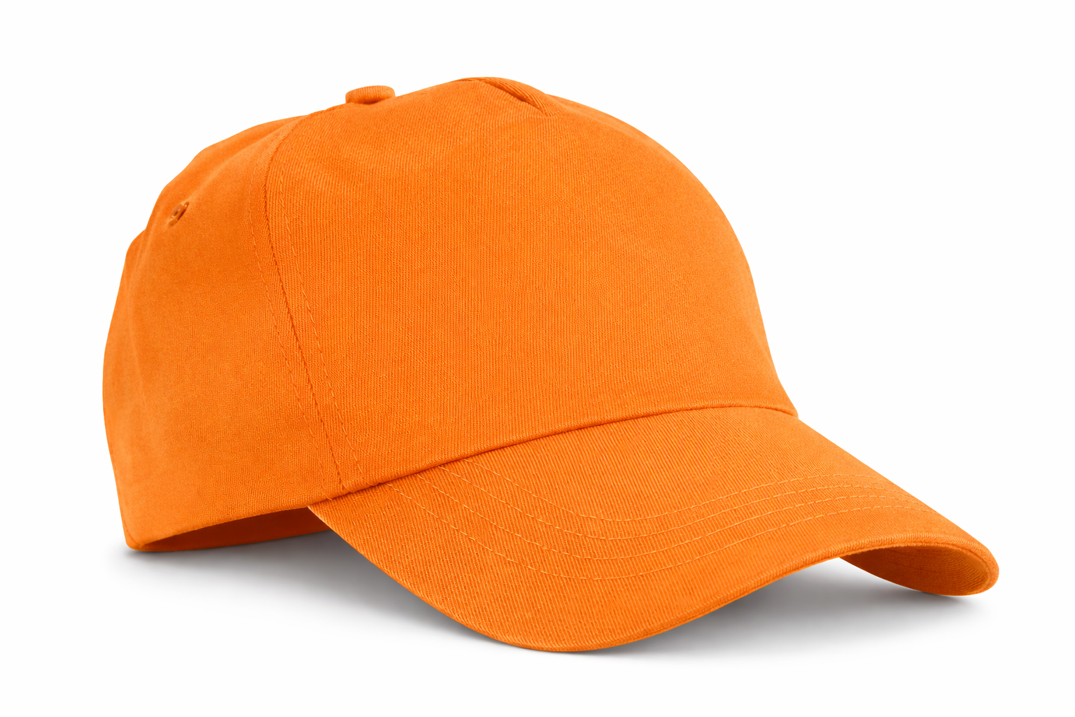 CASQUETTE ORANGE A FLOQUER