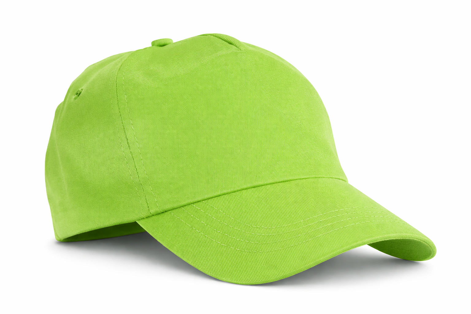 CASQUETTE VERT A FLOQUER