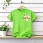 T-SHIRT ENFANT VERT POMME