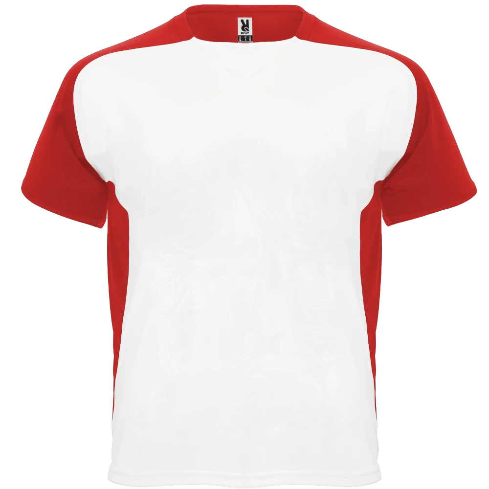 T-SHIRT ADULTES BLANC ROUGE