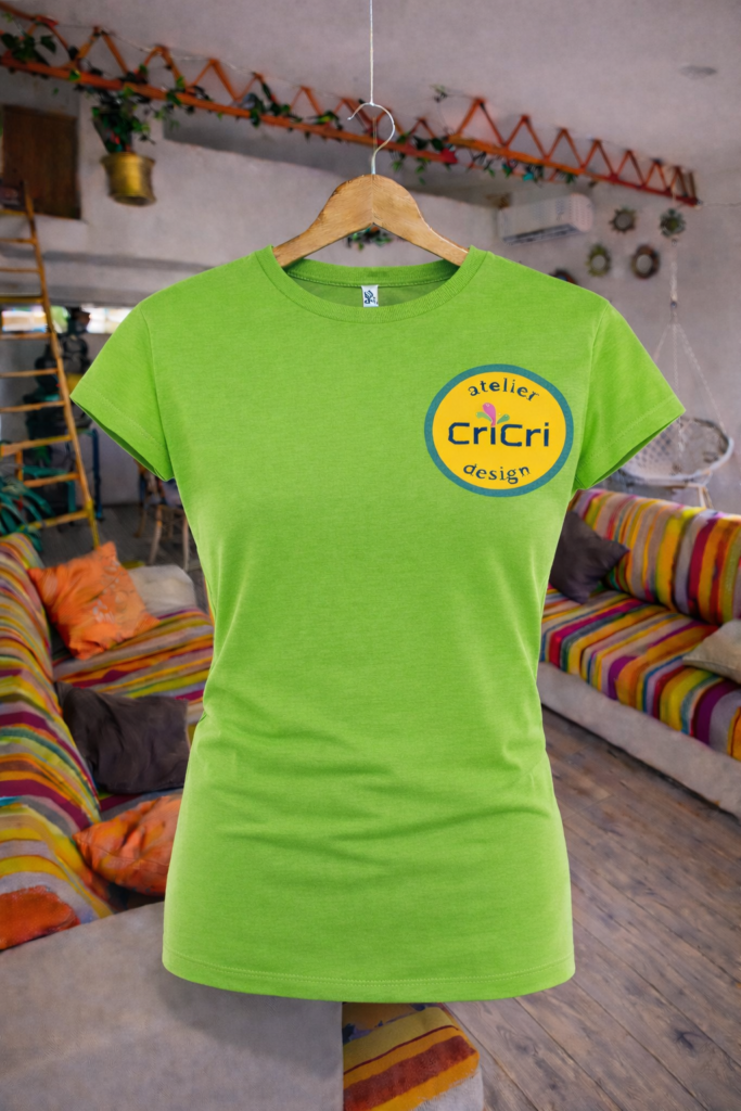 T-SHIRTS FEMME VERT POMME